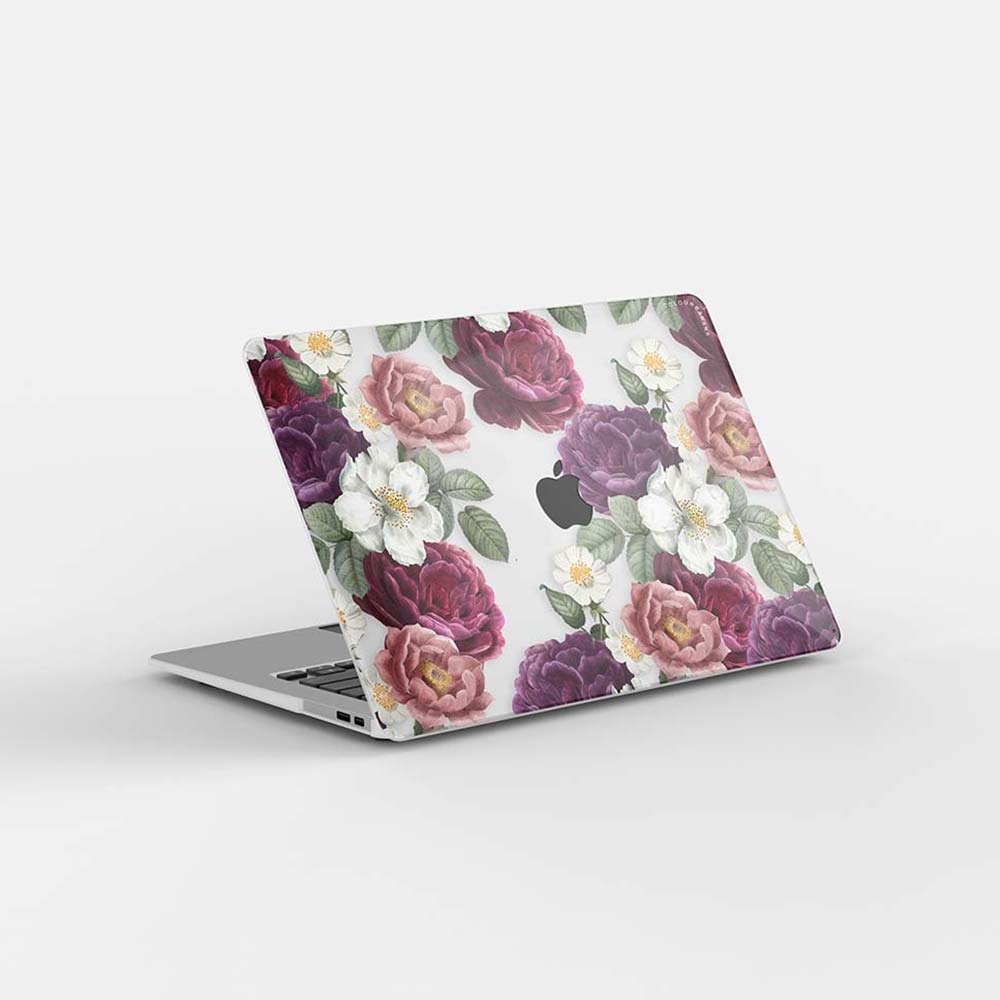 Macbook Case-Dark Floral