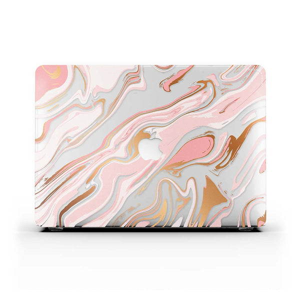 Macbook Case-Light Pink Liquid Marble
