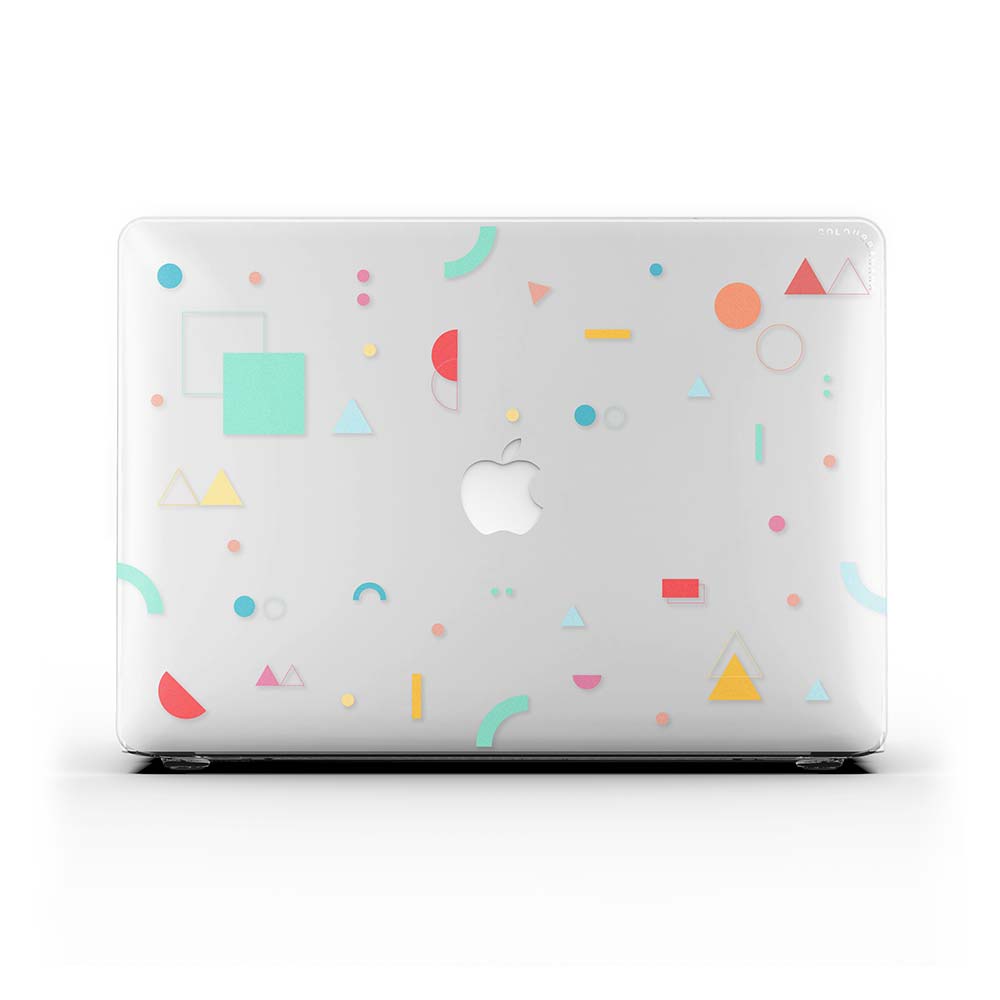 Macbook Case-Colorful Shapes