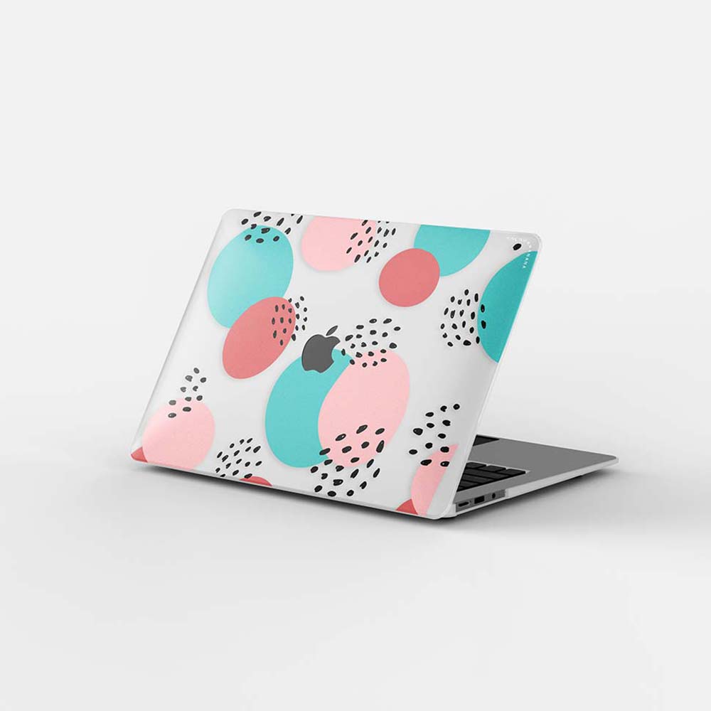 Macbook Case-Abstract Spots and Circles