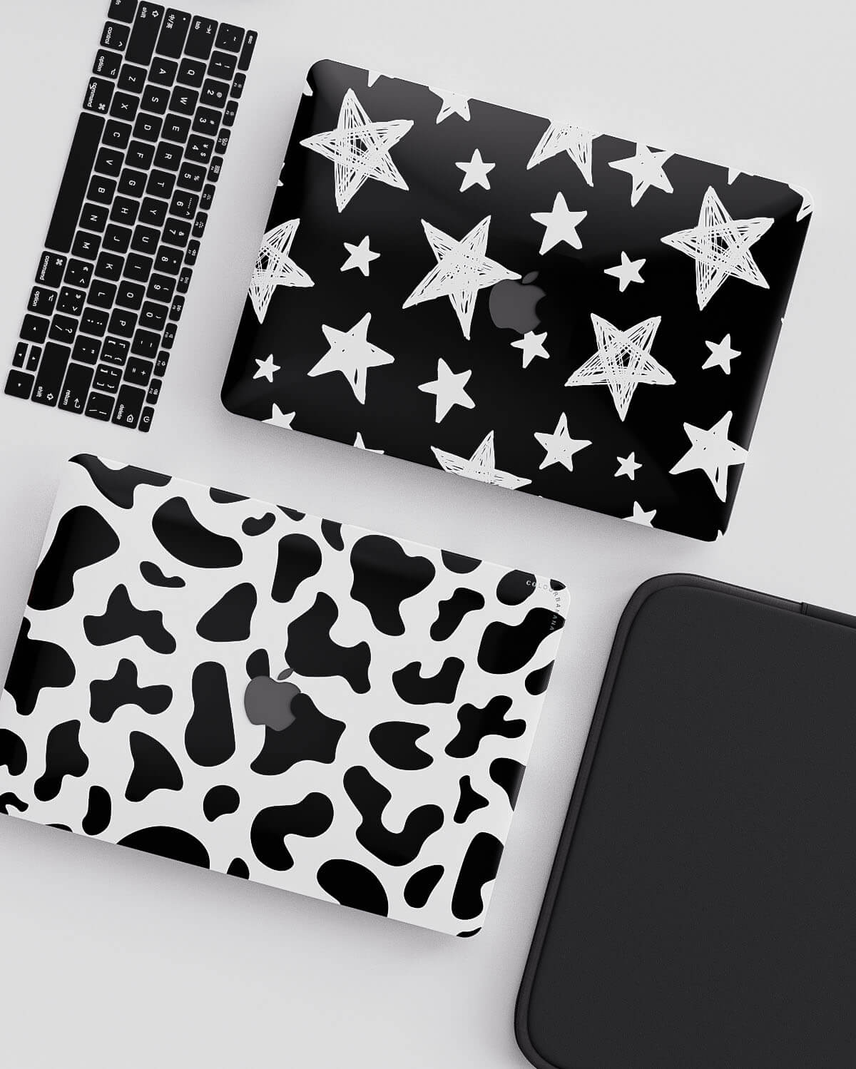 MacBook Case Set - Protective Cow Pattern - colourbanana