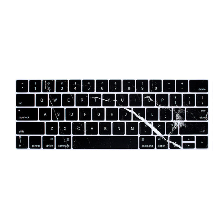 Macbook Keyboard Cover - Black Marble - colourbanana