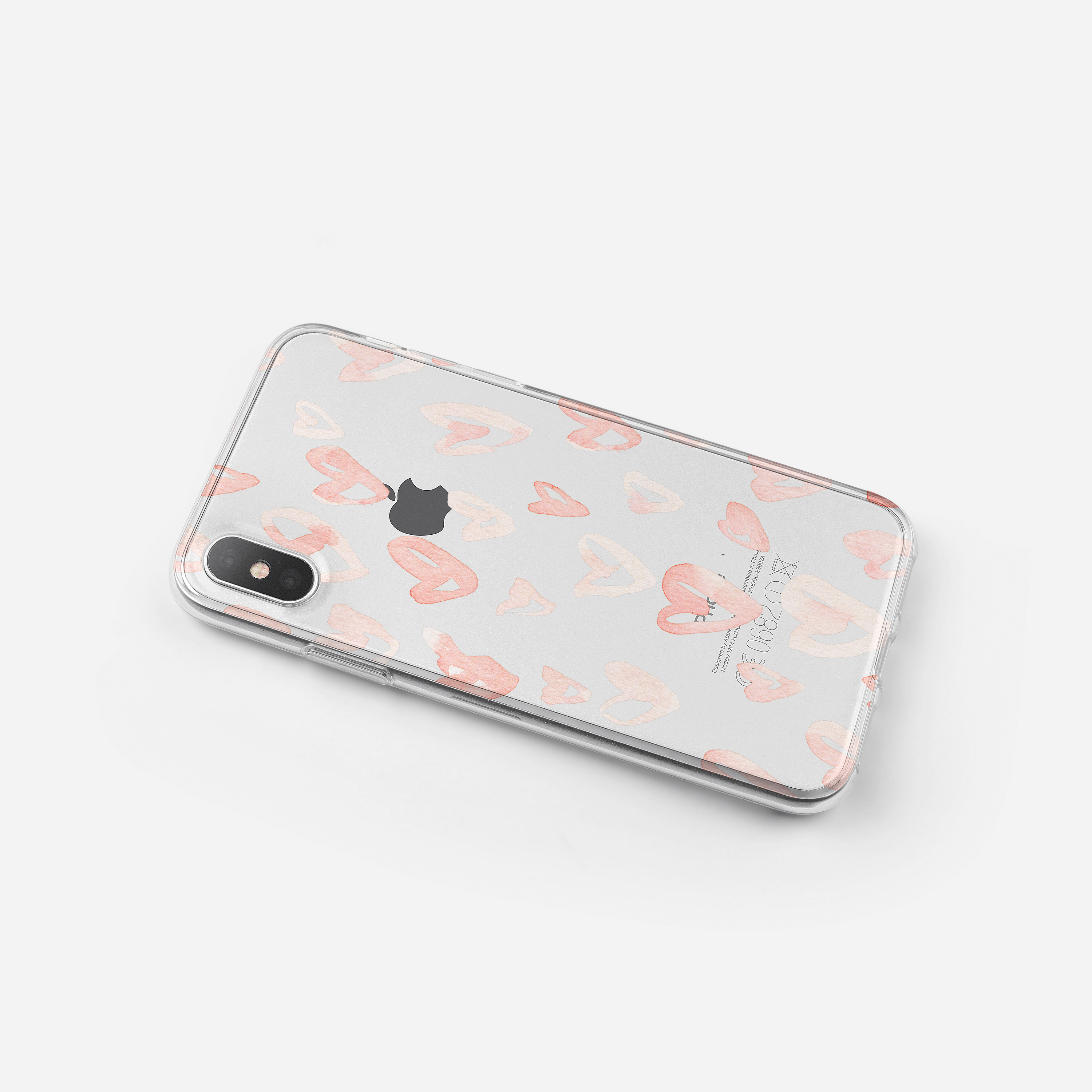 iPhone Case - Blushing Hearts - colourbanana