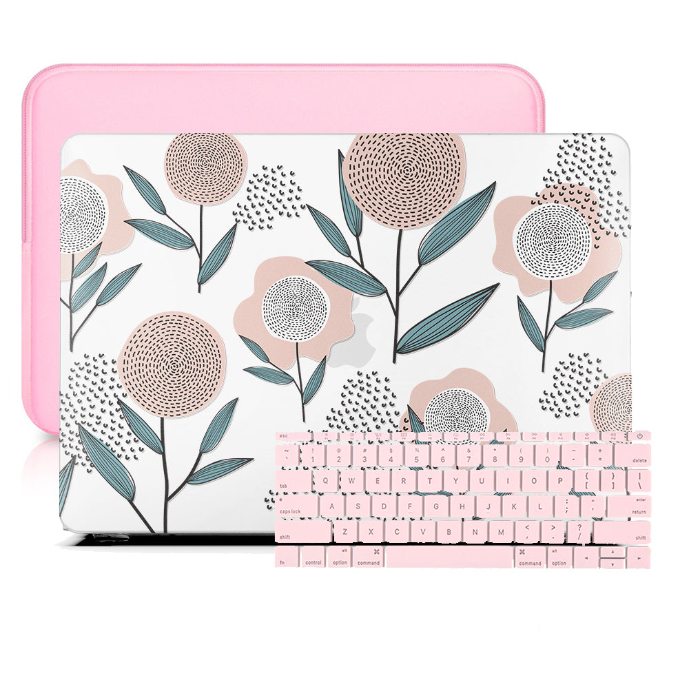 MacBook Case Set - Protective Sorrento Sunflower - colourbanana