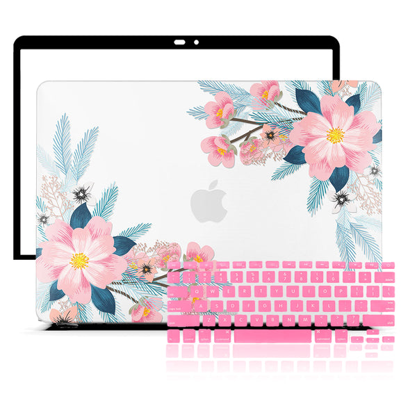 Floral macbook shop air case