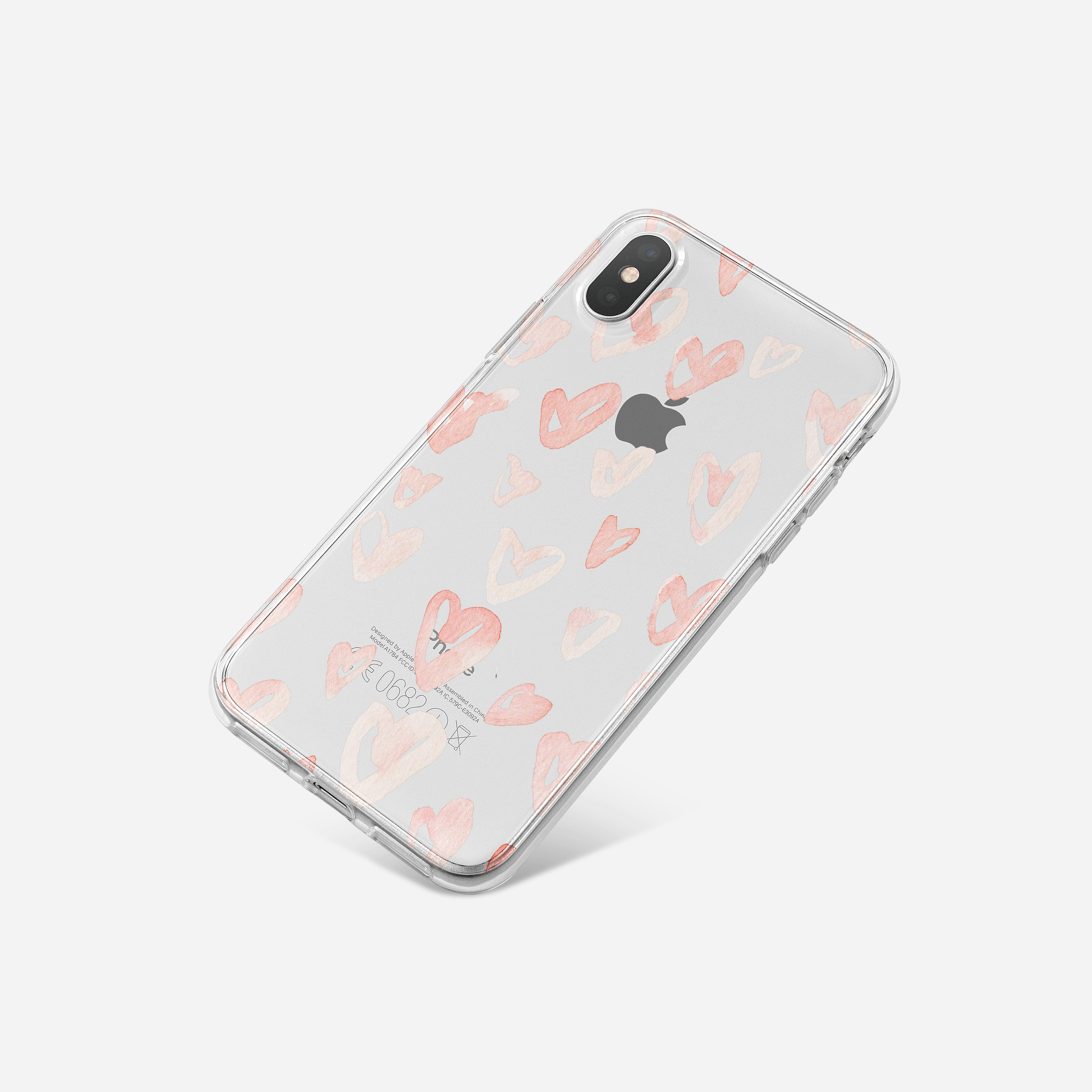 iPhone Case - Blushing Hearts - colourbanana