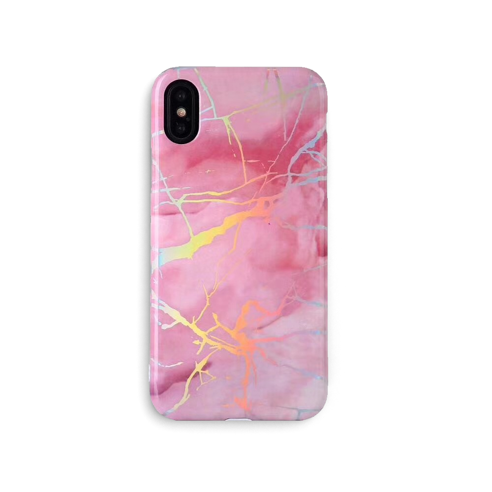iPhone Case - Holo Pink Marble - colourbanana