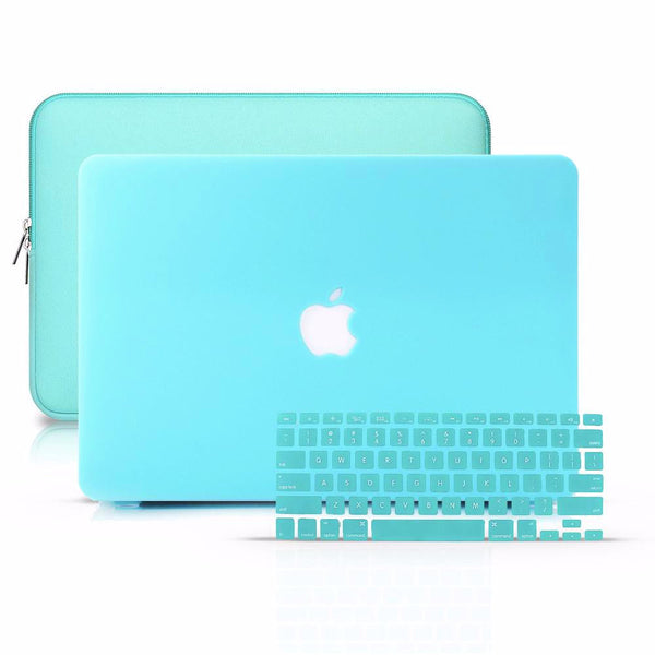 MacBook Case Set - Protective Matte Tiffany Blue Macbook - colourbanana