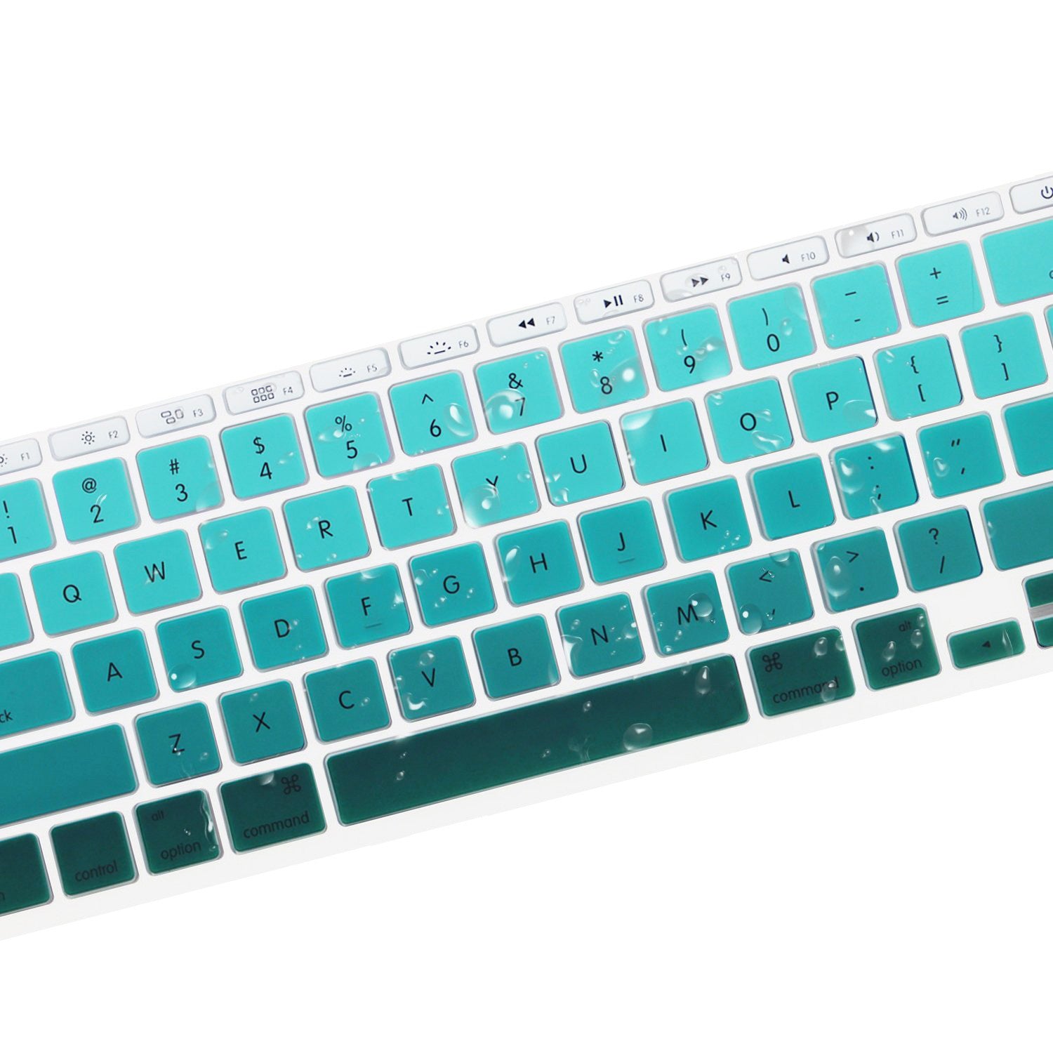 Macbook Keyboard Cover - Green Gradient - colourbanana
