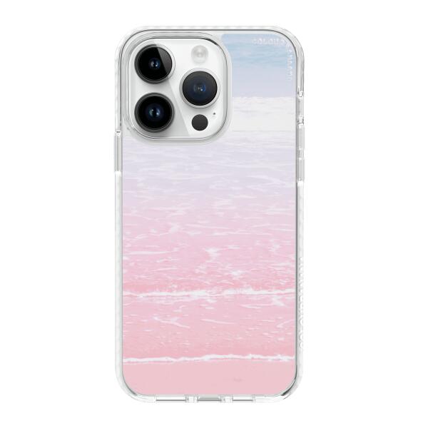 iPhone 手機殼 - 粉色-沙灘
