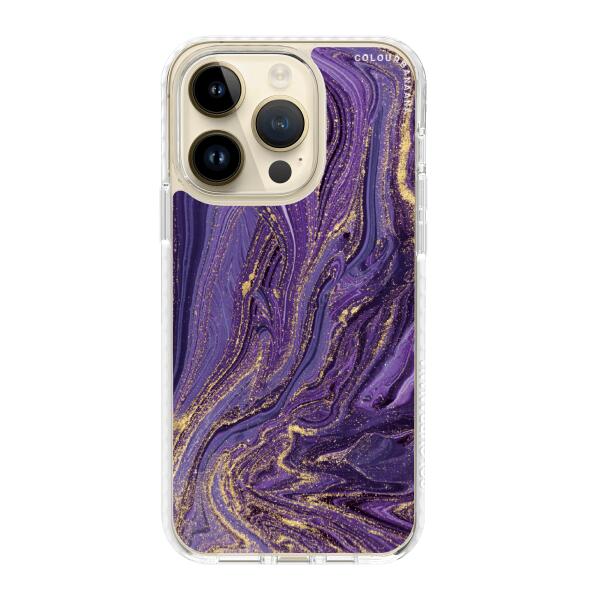 iPhone 手機殼 - Ultra Violet Purple Marble