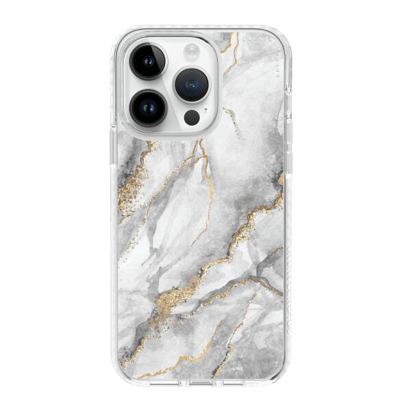 iPhone 手機殼 - 現代灰色大理石