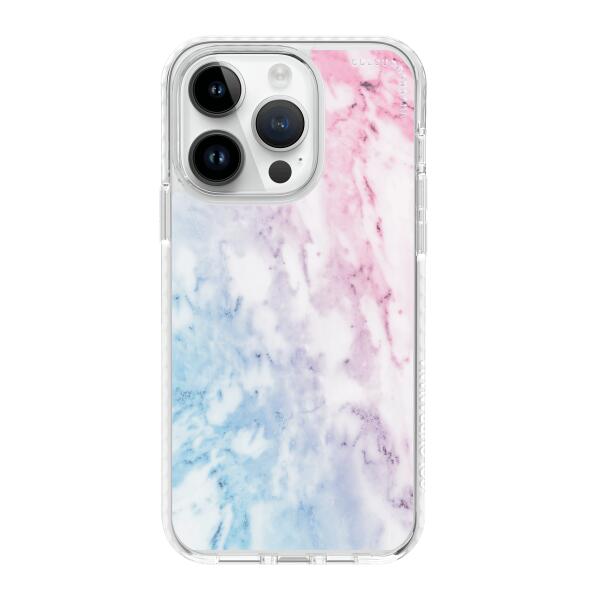 iPhone 手機殼 - 彩虹色大理石