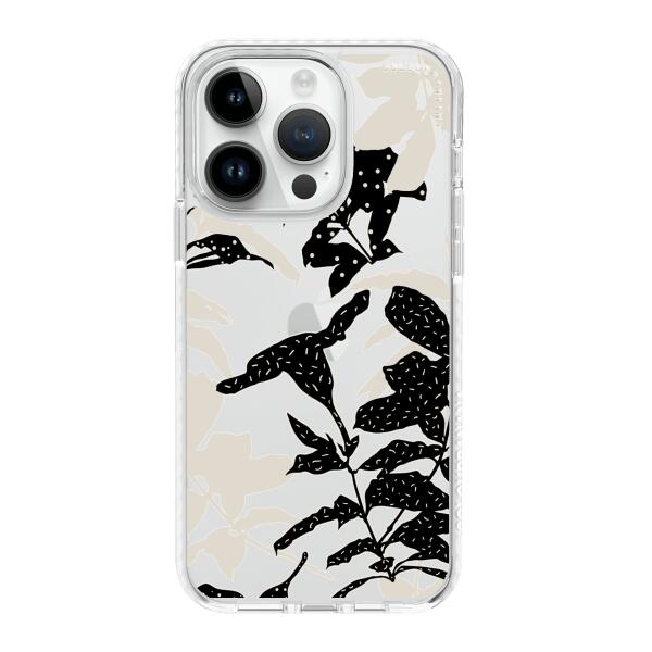 iPhoneケース - 水彩とインクの花