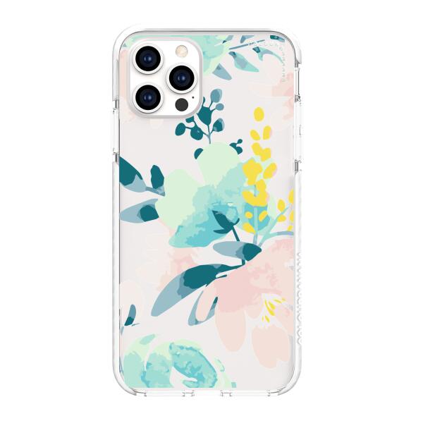 iPhone Case - Watercolor Pink Flowers