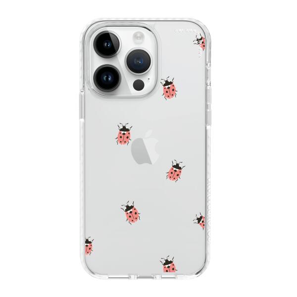iPhone 手機殼 - 粉色瓢蟲