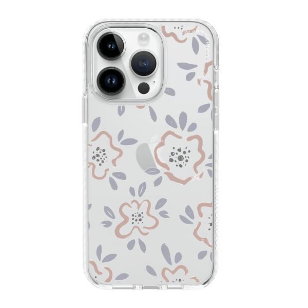 iPhone 手機殼 - 漂亮的粉紅色花朵