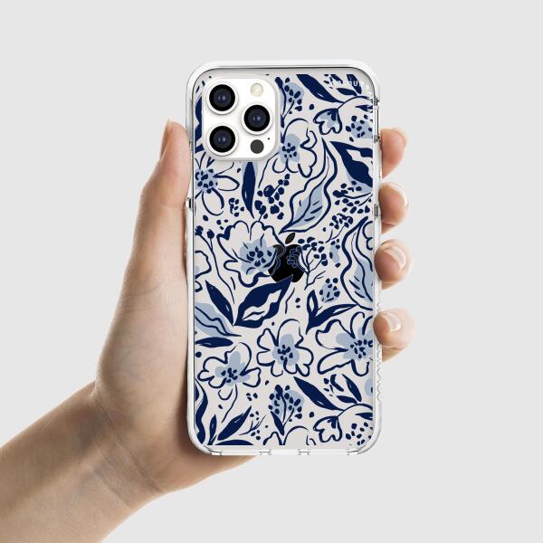 iPhone Case - Blue Floral Porcelain
