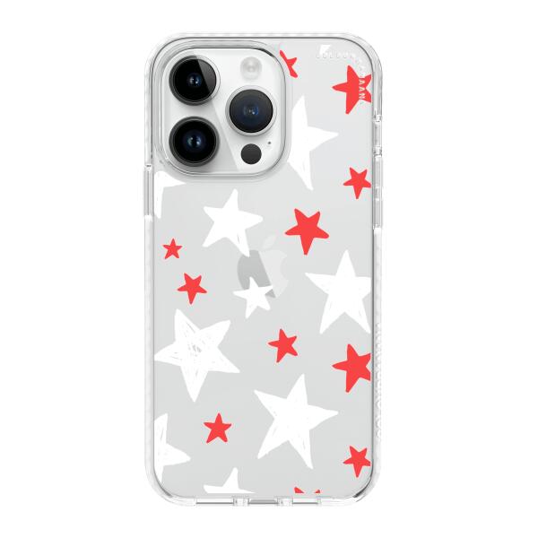 iPhone 手機殼 - 白色星星