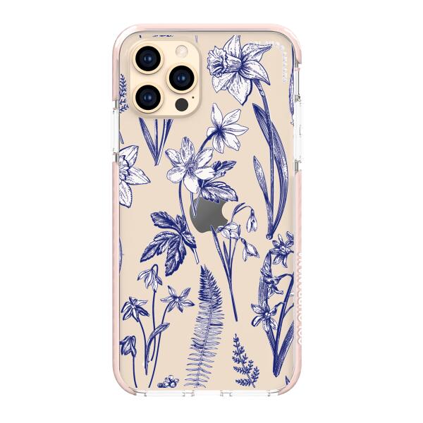 iPhone Case - Floral Silhouettes