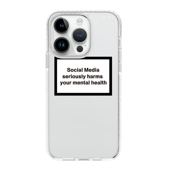 iPhoneケース - ソーシャルメディアはメンタルヘルスに深刻な害を与える