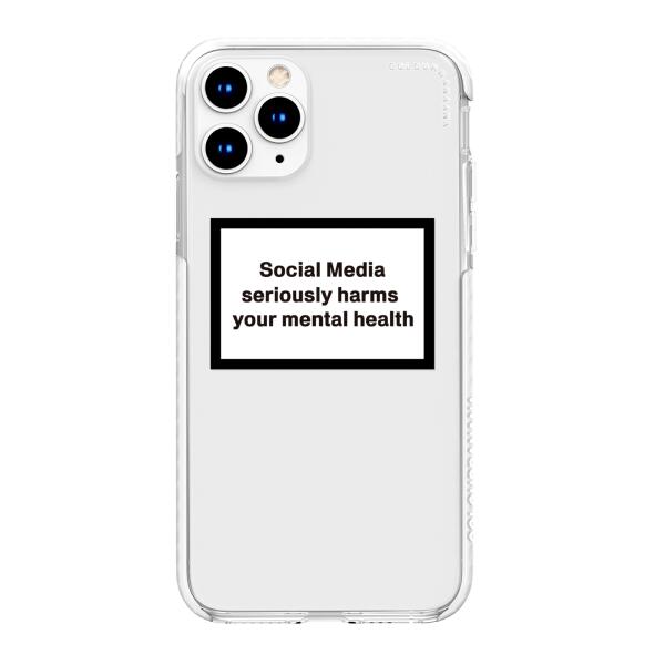iPhone Case - Social media seriously harms your mental health