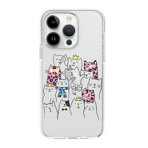 iPhoneケース - 面白い猫