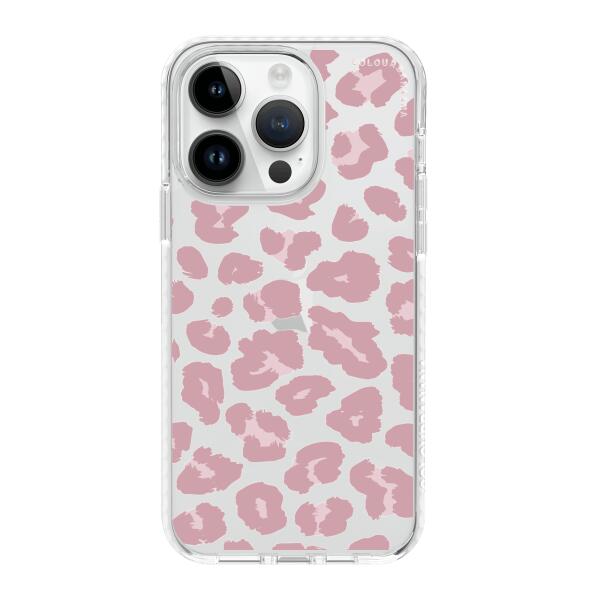 iPhone 手機殼 - 粉色豹紋