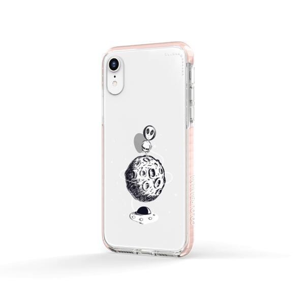 iPhone Case - UFO on the Moon
