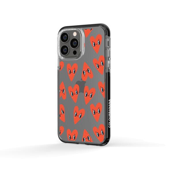 iPhone Case - Hearts With Faces