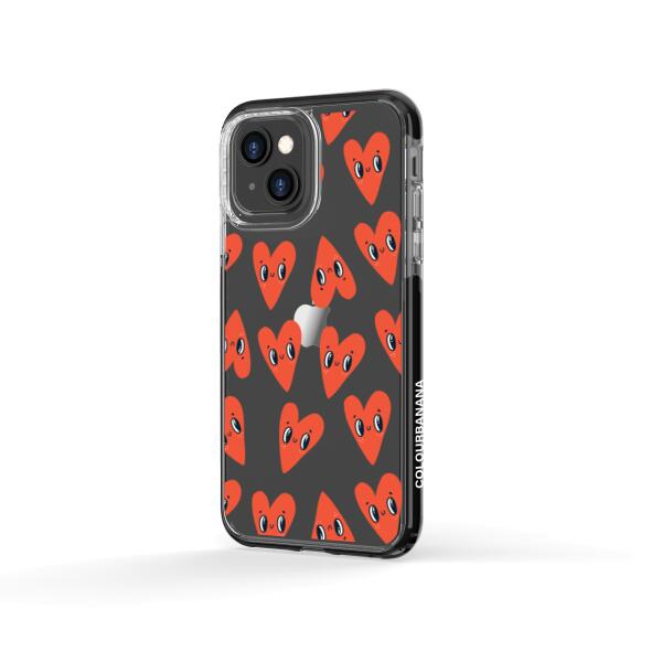 iPhone Case - Hearts With Faces
