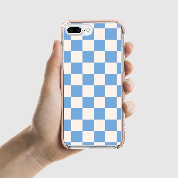 iPhone Case - Cyan Checkered
