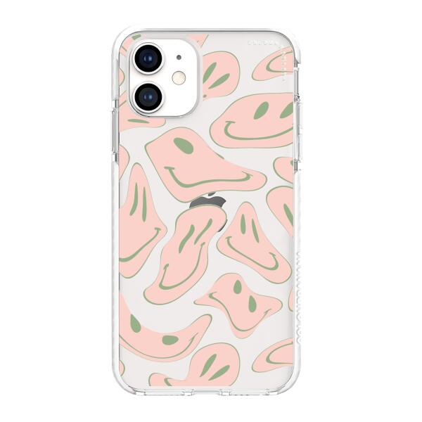 iPhone Case - Pink Liquid Smiley