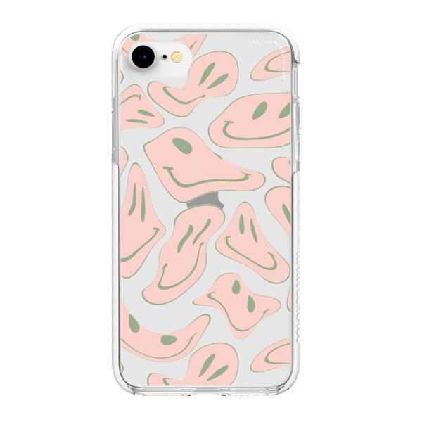 iPhone Case - Pink Liquid Smiley