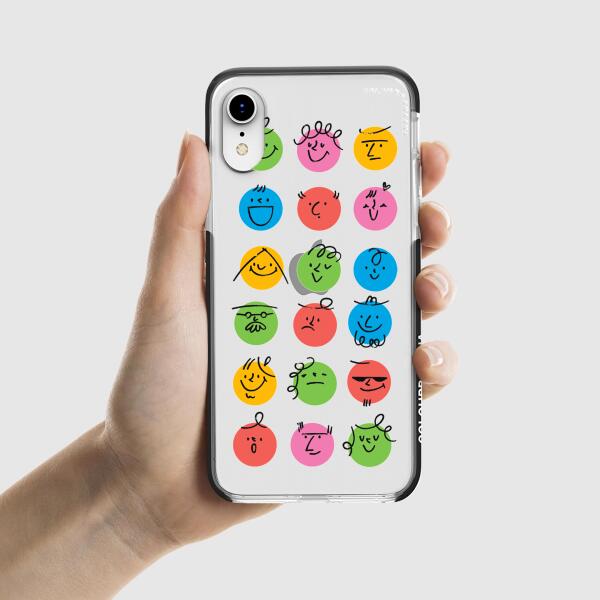 iPhone Case - Colorful Faces Set