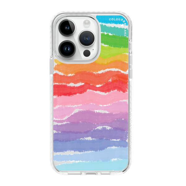 iPhone 手機殼 - 水彩條紋