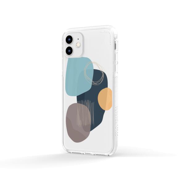 iPhone Case - Orange on Beige