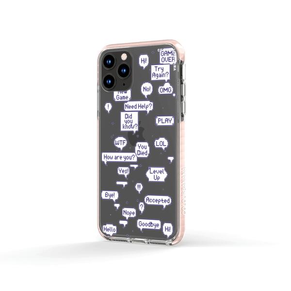 iPhone Case - Pixel Speech Bubbles