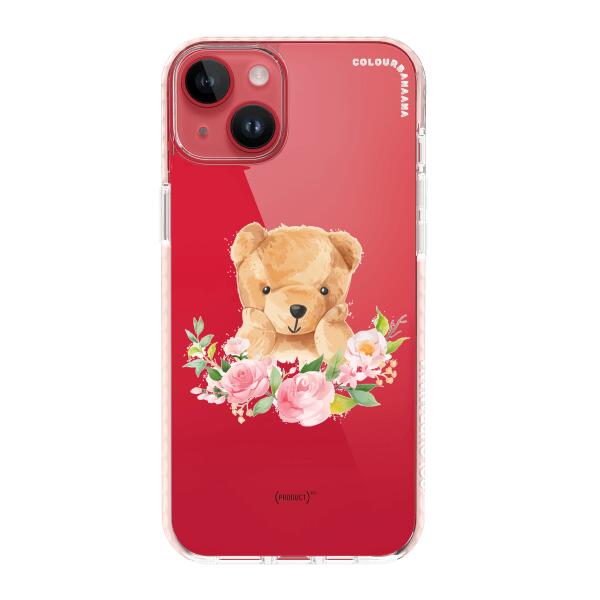 iPhone Case - Bear And Flower Wreath