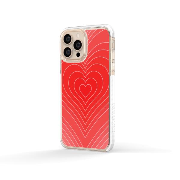 iPhone Case - Red Heart Shapes