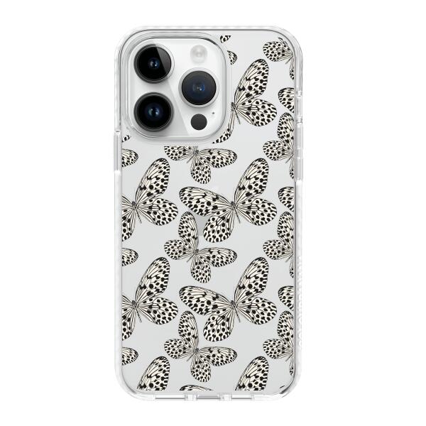 iPhone 手機殼 - 豹紋蝴蝶