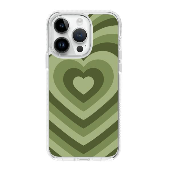 iPhone 手機殼 - Green Latte Heart