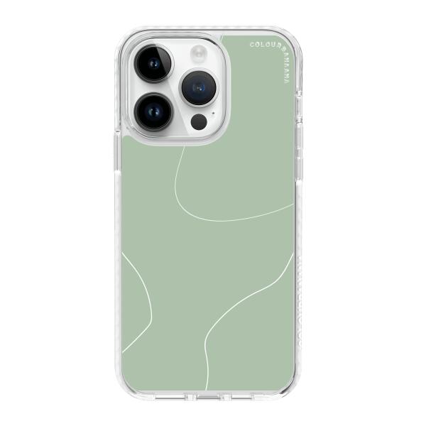iPhone 手機殼 - 綠色簡約