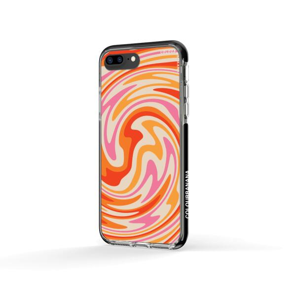 iPhone Case - Retro Modern Liquid Swirl