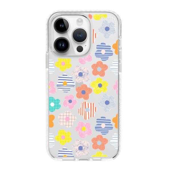 iPhone 手機殼 - 多色雛菊