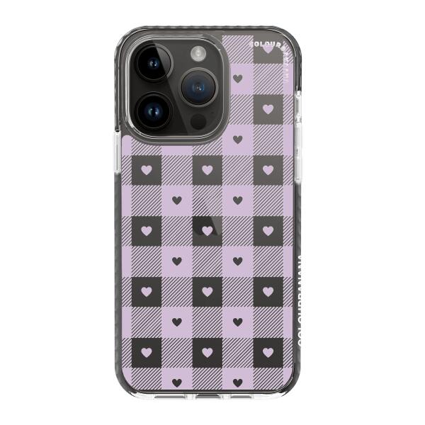 iPhone Case - Pastel Lilac And Off White