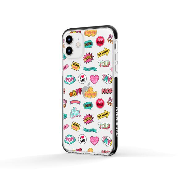 iPhone Case - Girl Fashion Patches