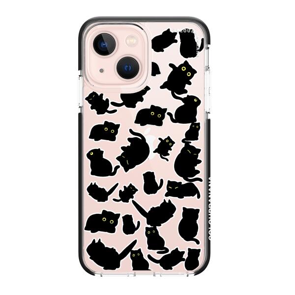 iPhone Case - Black Cute Cats