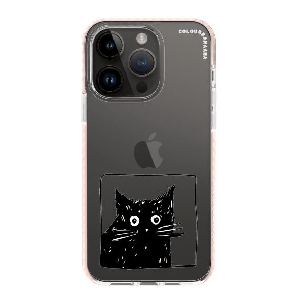 iPhone Case - Surprised Black Cat