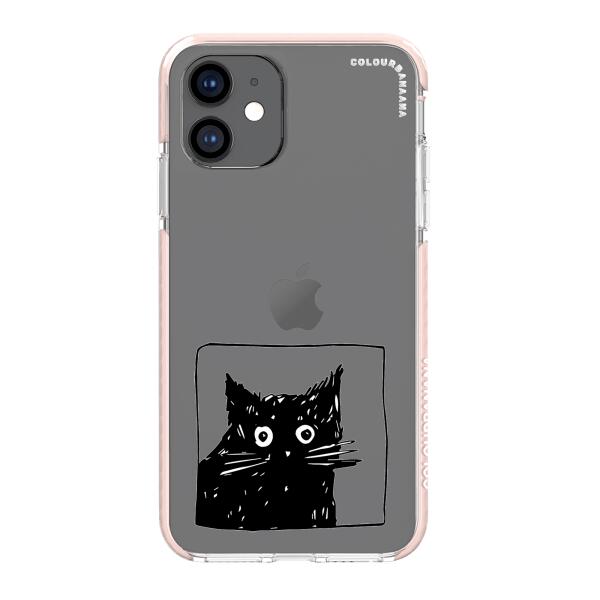 iPhone Case - Surprised Black Cat